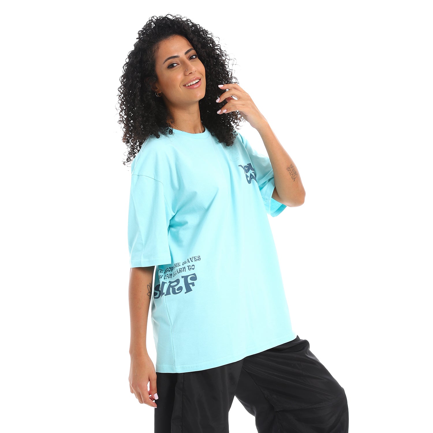 You Can Unisex Oversized SS T-Shirt - Sky Blue