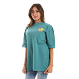 Frog Unisex Oversized SS T-Shirt - Kaki