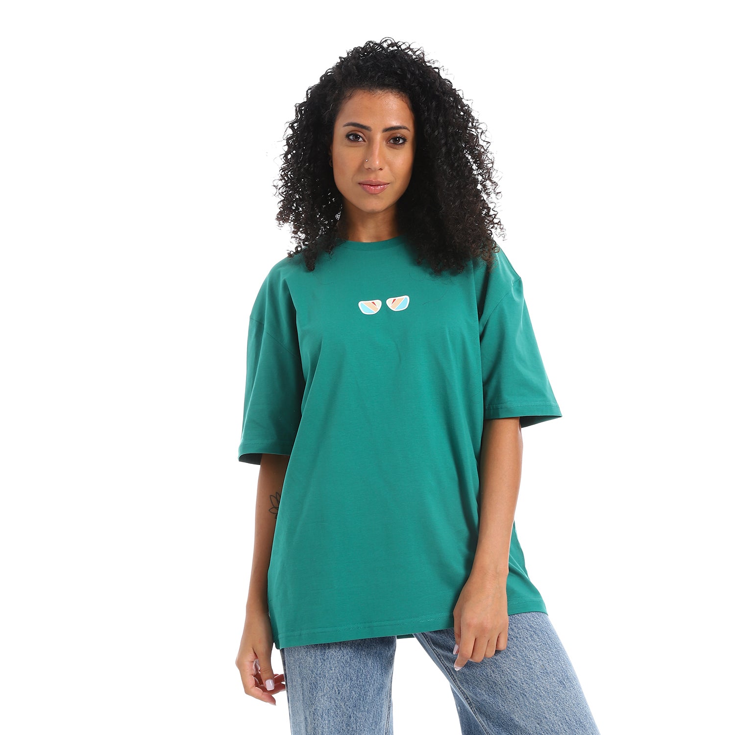 Monkey Unisex Oversized SS T-Shirt - Green