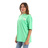 Skate Unisex Oversized SS T-Shirt - Apple Green