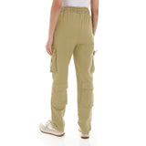 Basic Unisex Cargo Pants - Beige