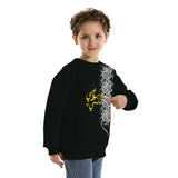 Speak Arabic Kids Crew Neck Sweatshirt - Black