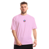 Street Art Unisex Oversized SS T-Shirt - Lila