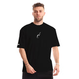 King Unisex Oversized SS T-Shirt - Black