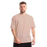 Basic Unisex Oversized SS T-Shirt - Beige