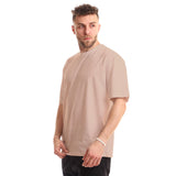 Basic Unisex Oversized SS T-Shirt - Beige