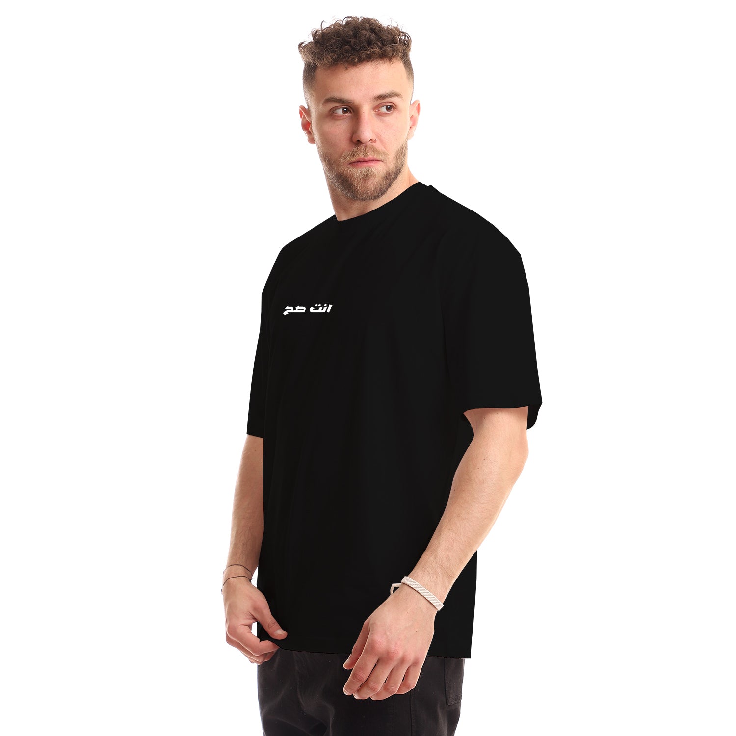 Enta Sah Unisex Oversized SS T-Shirt - Black