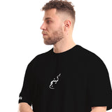 King Unisex Oversized SS T-Shirt - Black
