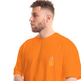 Ya Mesafer Unisex Oversized SS T-Shirt - Orange