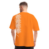 Speak Arabic Unisex Oversized SS T-Shirt - Orange