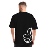 Enta Sah Unisex Oversized SS T-Shirt - Black