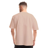 Basic Unisex Oversized SS T-Shirt - Beige