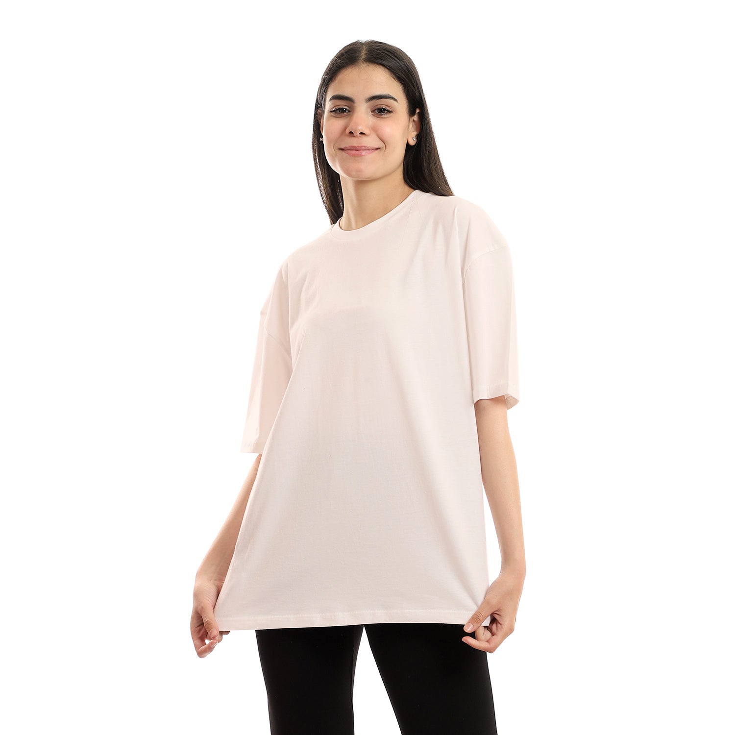Basic Unisex Oversized SS T-Shirt - Off White