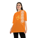 Speak Arabic Unisex Oversized SS T-Shirt - Orange