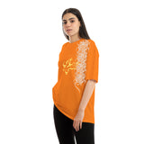 Speak Arabic Unisex Oversized SS T-Shirt - Orange