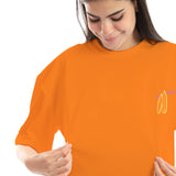 Ya Mesafer Unisex Oversized SS T-Shirt - Orange