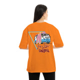 Ya Mesafer Unisex Oversized SS T-Shirt - Orange