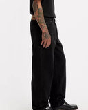 Straight Unisex Denim Pant - Black