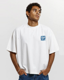 AL Ahram Men Oversized SS T-Shirt - Off White