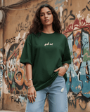 Adams Women Oversized SS T-Shirt - Green