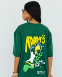 Adams Women Oversized SS T-Shirt - Green