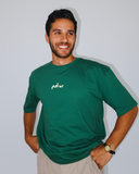 Adams Men Oversized SS T-Shirt - Green