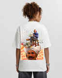 AL Ahram Women Oversized SS T-Shirt - Off White