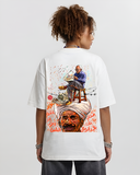 AL Ahram Women Oversized SS T-Shirt - Off White