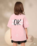 Successfully Girls Oversized SS T-Shirt - Pink