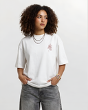 Ele Ekhtasho Mato Women Oversized SS T-Shirt - Off White
