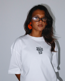 Koshary Women Oversized SS T-Shirt - Off White