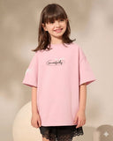 Successfully Girls Oversized SS T-Shirt - Pink