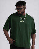 Adams Men Oversized SS T-Shirt - Green