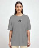 Al Kahira Women Oversized SS T-Shirt - Grey
