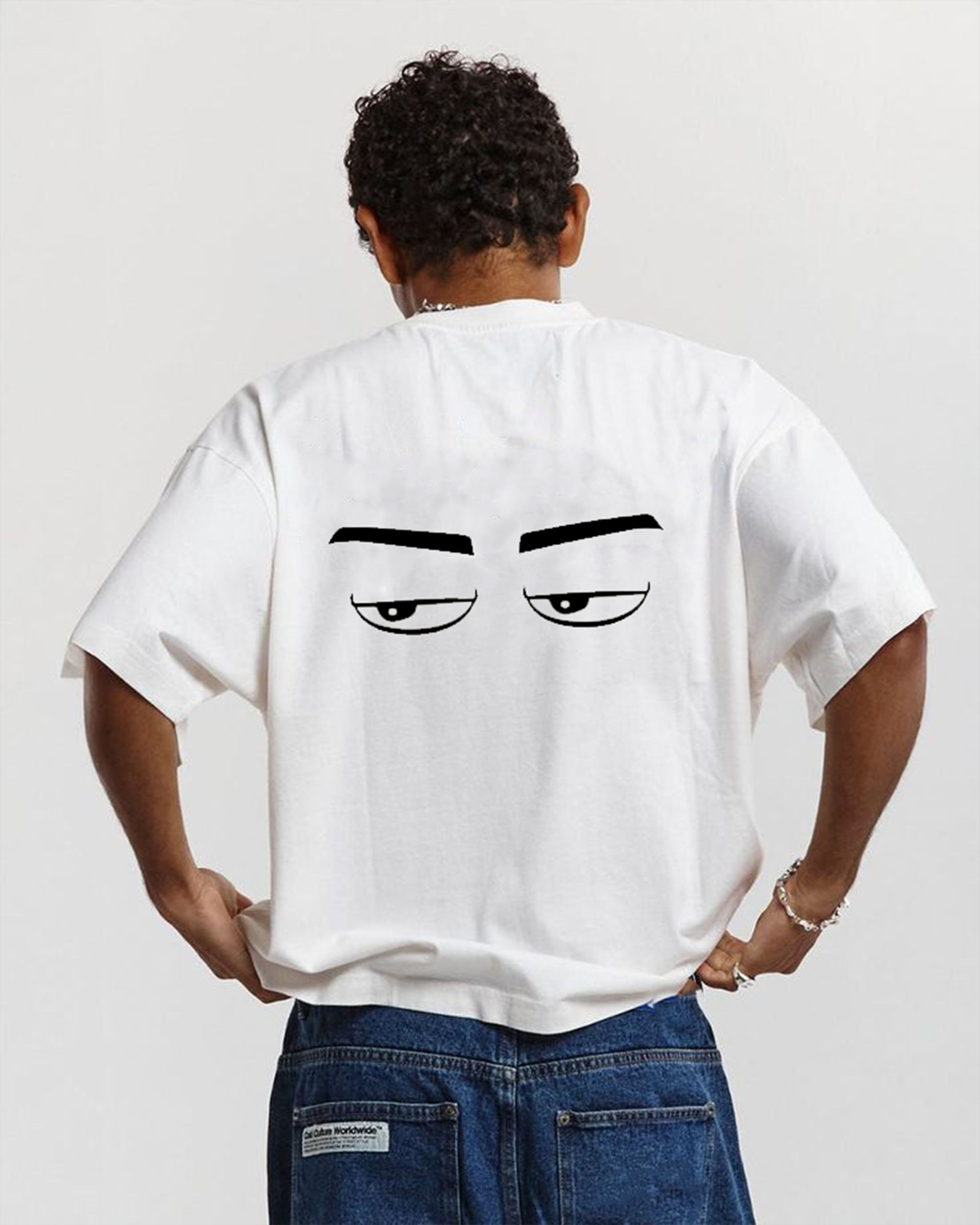 Ma3lesh Men Oversized SS T-Shirt - Off White – NAS Trends