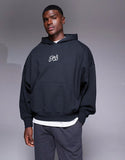 Al Kahira Unisex Oversized Hoodie - Dark Grey