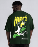 Adams Men Oversized SS T-Shirt - Green