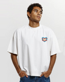 Tal3an 3eshi Men Oversized SS T-Shirt - Off White