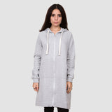 Womens Long Zip-Up Hoodie - NAS Trends