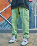 Basic Unisex Cargo Pants - Mint Green