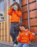 Forever Cozy Kids Oversized Hoodie - Orange