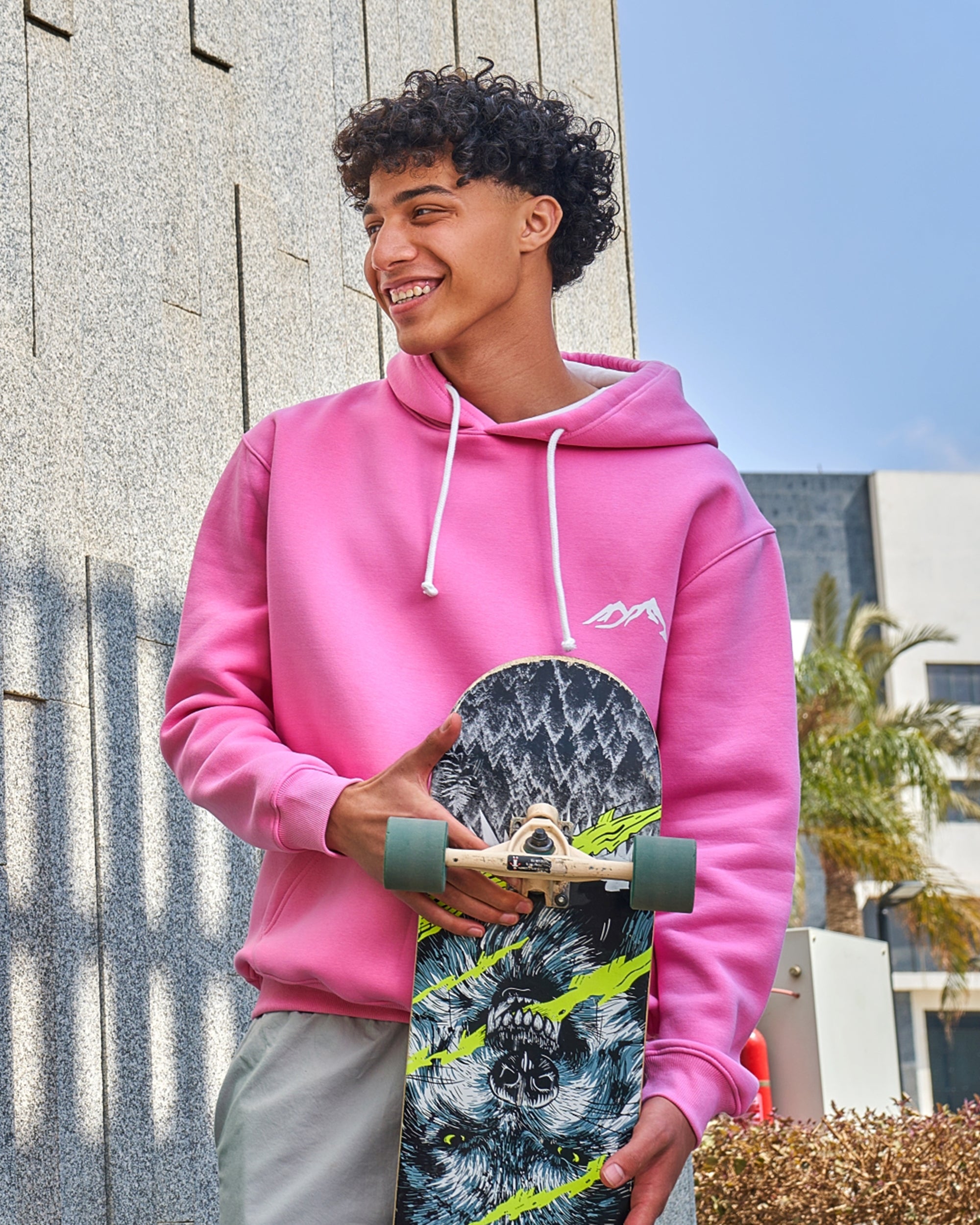 Cold Mountain Unisex Oversized Hoodie Rose