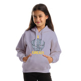 I feel Great Kids Oversized Hoodie-Lila