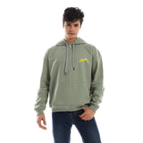 Cold Mountain Unisex Oversized Zip-up Hoodie-Olive