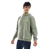 Cold Mountain Unisex Oversized Zip-up Hoodie-Olive