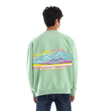 Cold Mountain Unisex Oversized Crew-neck Sweatshirt-mint Green