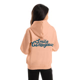Contagious Kids Oversized Zip-up Hoodie-Rose