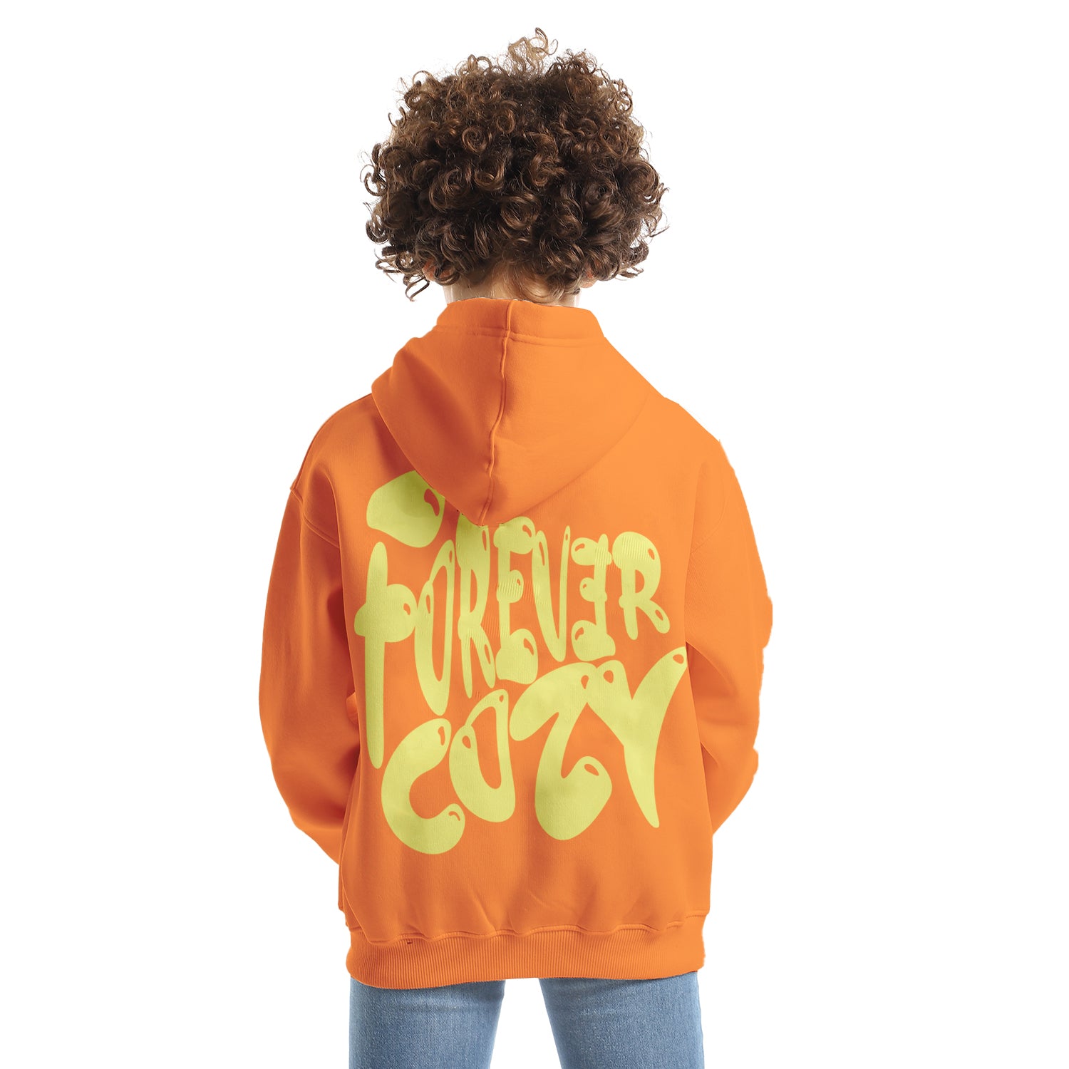 Forever Cozy Kids Oversized Hoodie - Orange
