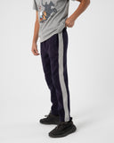 Navy Blue Sweatpants with Stripe