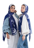 Free Spirit in navy -  سم 200 * 70